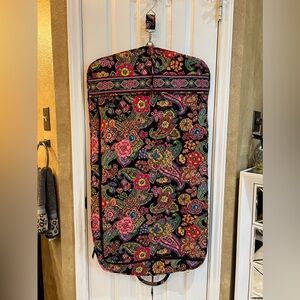 Vera Bradley padded Paisley floral garment bag